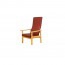 Armchair Bolinés: With structure in beech wood and straight armrests