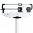 Seca 711 Class III (Medical) mechanical column scale: with non-slip weights at eye level