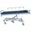 Kinefis Mercury II emergency hydraulic stretcher trolley, with Train and Anti-Train, folding handrails and telescopic IV pole Kinefis Mercury II emergency hydraulic stretcher trolley, with Train and Anti-Train, folding handrails and telescopic IV pole