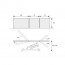Electric gynecological examination chair: three bodies, with two motors for height and back adjustment, gynecological leg supports, cervical cushion and compensated Trendelenburg Electric gynecological examination chair: three bodies, with two motors for height and back adjustment, gynecological leg supports, cervical cushion and compensated Trendelenburg