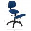 Ergonomic kneeling chair: With black base, backrest and adjustable (Various colors available)