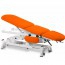 Electric couch for osteopathy: three bodies, with height adjustment, negative reclining backrest, Trendelenburg, roll holder and retractable wheels (two models available) Electric couch for osteopathy: three bodies, with height adjustment, negative reclining backrest, Trendelenburg, roll holder and retractable wheels (two models available)
