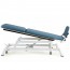 Electric standing stretcher: two bodies with motorized verticalization and retractable wheels Electric standing stretcher: two bodies with motorized verticalization and retractable wheels