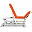 Hydraulic stretcher for osteopathy: three bodies, with negative reclining backrest, facial cap and retractable wheels (two models available) Hydraulic stretcher for osteopathy: three bodies, with negative reclining backrest, facial cap and retractable wheels (two models available)