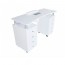 Distal manicure table: Double column with drawers, bag and hand rest cushion Distal manicure table: Double column with drawers, bag and hand rest cushion