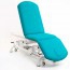 Multifunctional electric couch for osteopathy: three bodies, with three motors, reclining negative backrest, toilet paper holder and retractable wheels (two models available) Multifunctional electric couch for osteopathy: three bodies, with three motors, reclining negative backrest, toilet paper holder and retractable wheels (two models available)