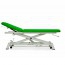 Hydraulic examination stretcher: two sections, with straight rise without lateral movement, roll holder, face plug and retractable wheels Hydraulic examination stretcher: two sections, with straight rise without lateral movement, roll holder, face plug and retractable wheels