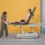 Swop 3 Pro Physio electric physiotherapy table: three bodies with short headboard, motorized midsection, customizable, seamless upholstery, with double piston, a model that changes the rules of the game