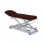 Electric examination stretcher: two bodies, with negative reclining backrest and straight rise without lateral movement, with roll holder and face cap (two models available)