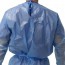 52 gr waterproof disposable gowns: PPE category III, with cotton cuffs and back closure, latex-free (5 units) 52 gr waterproof disposable gowns: PPE category III, with cotton cuffs and back closure, latex-free (5 units)