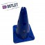 32 cm cone with eight anchors with pike support and deluxe square base ring (blue color)-OUTLET
