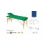 Ecopostural stretcher with wooden tensioners: double safety knob, high resistance tensioners (70 x 186 cm)