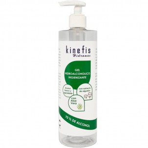Kinefis Hidramax Hydroalcoholic Sanitizing Gel with aloe vera and cotton extract 500ml