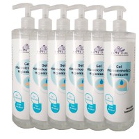 Box of 6 units of Kinefis RAER Sanitizing Hydroalcoholic Gel 500 ml