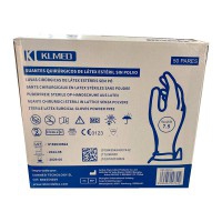 Sterile powder-free latex surgical gloves (box of 50 pairs) Sterile powder-free latex surgical gloves (box of 50 pairs)