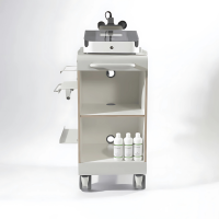 Häp multifunctional trolley for professionals in light grey Häp multifunctional trolley for professionals in light grey