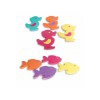 Duck animal foam water game: Four colored foam pieces