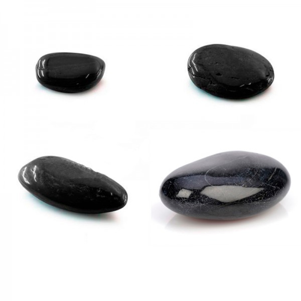 Hot stone massage set for thermal massage (2 different sizes)
