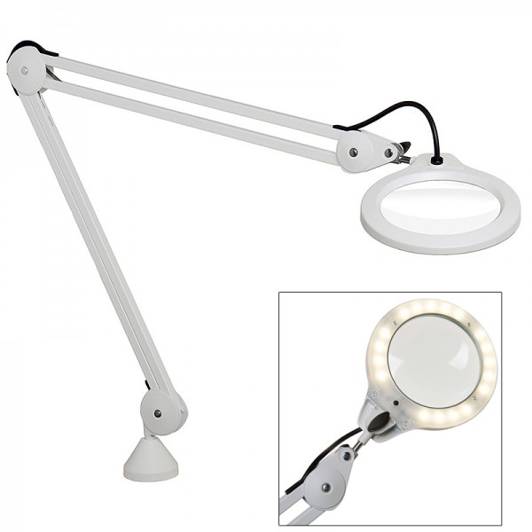 LFM LED 10W magnifying lamp with three magnifications: Virtually eliminates shadows LFM LED 10W magnifying lamp with three magnifications: Virtually eliminates shadows