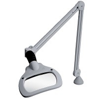Wave LED magnifying lamp with 3.5x magnification: 3D magnifying glass ideal for working with delicate objects
