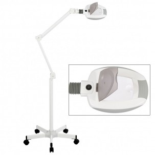 Ampli Cold Light LED Magnifying Lamp with 5x Focal Spot (Rolling Base)