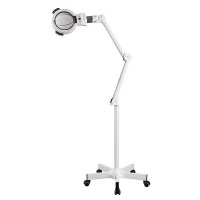 Cold Light 5x Zoom LED Magnifier Lamp (Rolling Base)