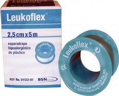 Leukoflex (hypoallergenic plastic plaster)