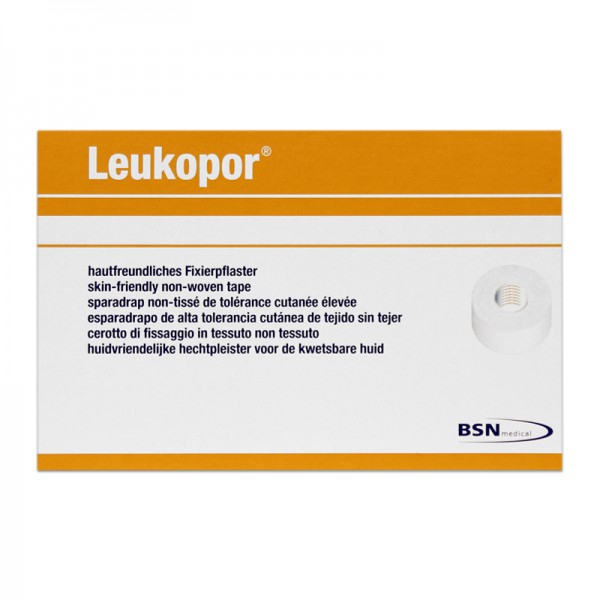 Leukopor 5 cm x 9.2 meters: Microporous paper plaster Leukopor 5 cm x 9.2 meters: Microporous paper plaster