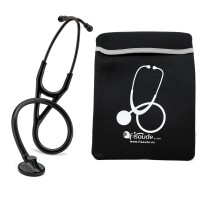 Littmann Master Cardiology Stethoscope (Black) + Padded Protective Case Gift