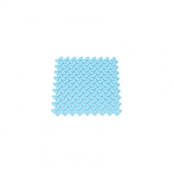 Pool floor tile with perforated surface for moisture drainage (25x25 cm)