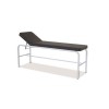 Kinefis Easy fixed examination and examination table: Two sections, with enameled steel structure, national manufacture and antibacterial Jakarta upholstery in skay (measurements: 180 x 55 x 70 cm)