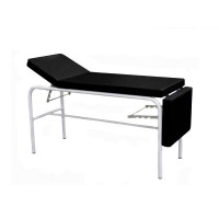 Kinefis Pro Plus fixed examination table: Three bodies, with enameled steel structure, national manufacture and Valencia Premium upholstery. With folding headboard and footboard (measures: 140/180 x 55 x 80cm)