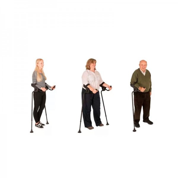 KMINA Crutches: Avoid pain, release hands and steer with elbows (1 unit)