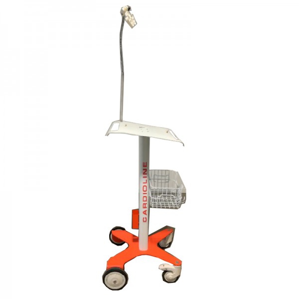 New cart for ECG100S device: Includes patient cable support arm