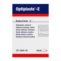 Optiplaste-E (ex-Elastoplast-E) 8 cm x 2.5 meters: Cotton and viscose adhesive elastic bandage