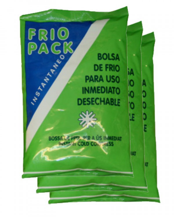 Pack of 24 units of instant cold bags (Measurements: 14 cm X 23 cm)