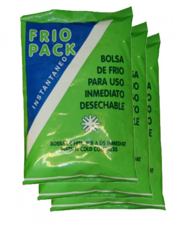 Pack of 24 units of instant cold bags (Measurements: 14 cm X 23 cm) Pack of 24 units of instant cold bags (Measurements: 14 cm X 23 cm)