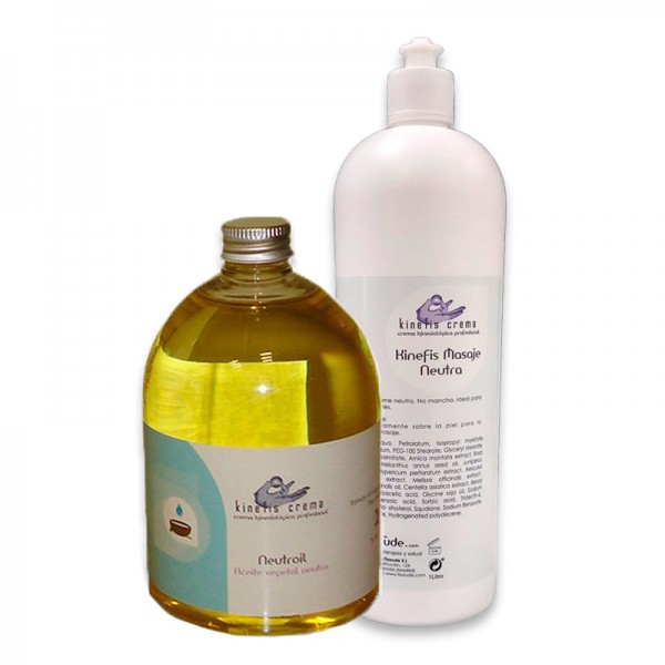 Kinefis Neutral Massage Pack: Kinefis Neutral Massage Cream + Kinefis Neutral Massage Oil: Get a pleasant massage sensation Kinefis Neutral Massage Pack: Kinefis Neutral Massage Cream + Kinefis Neutral Massage Oil: Get a pleasant massage sensation
