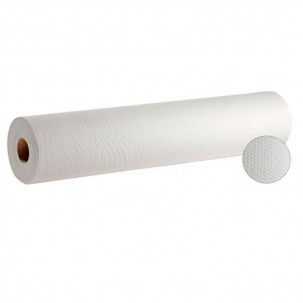 Stretcher paper roll, embossed, natural, single ply (six pack)