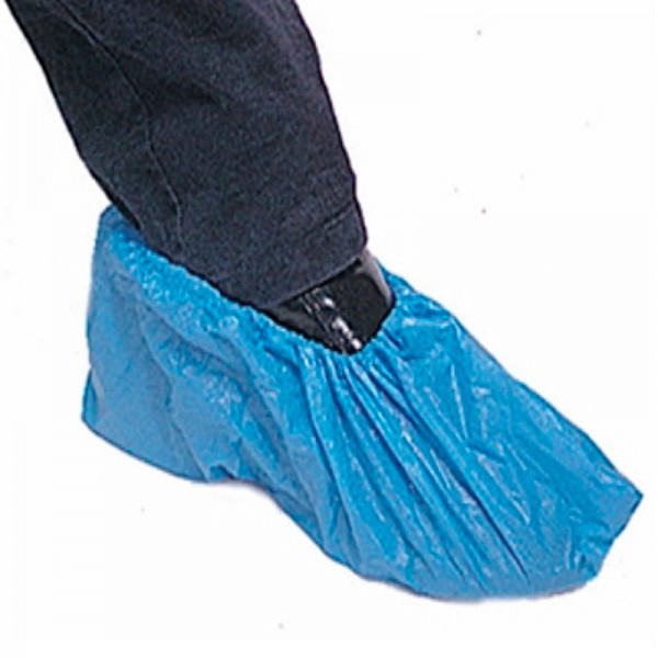 Shoe covers: plastic pool shims (100 units)