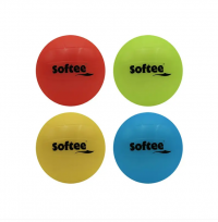 Smooth soft colored multipurpose ball of 14 cm in various colors