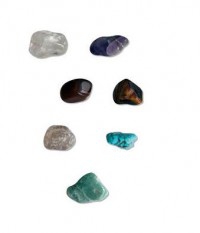 Set of seven stones for Chakras