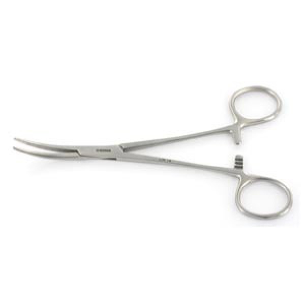Curved Crile needle holder with teeth, 14 centimeters (UNTIL THE END OF STOCKS)