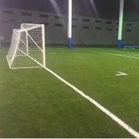 Set of 11 fixed metal soccer goals tube 100mm regulations