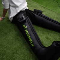 HighFly Portable Pressotherapy Boots: Professional Recovery Anywhere (Sizes M and L) HighFly Portable Pressotherapy Boots: Professional Recovery Anywhere (Sizes M and L)