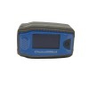 Pediatric finger pulse oximeter with plestymographic curve