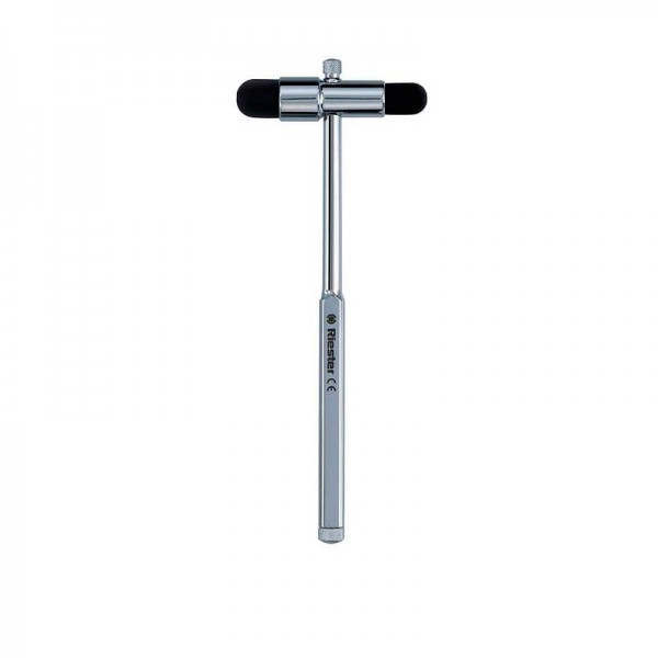 Riester Buck Reflex Hammers, Handle Chrome with needle and brush in PE bag Riester Buck Reflex Hammers, Handle Chrome with needle and brush in PE bag
