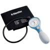 Aneroid blood pressure tester Riester ri-san blue color, velcro cuff