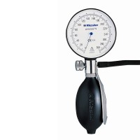 Riester Precisa® N aneroid sphygmomanometer, plastic/metal, velcro cuff for adults. 1 tube