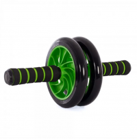 Double abdominal wheel: with soft and secure grip